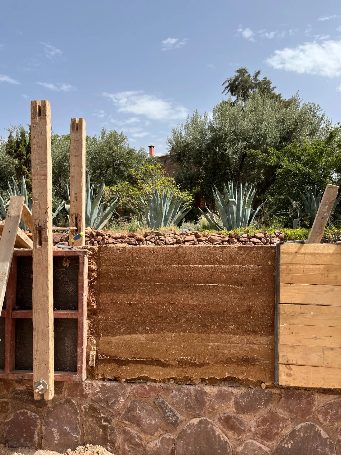 Workshop construire en terre — Marrakech, Maroc