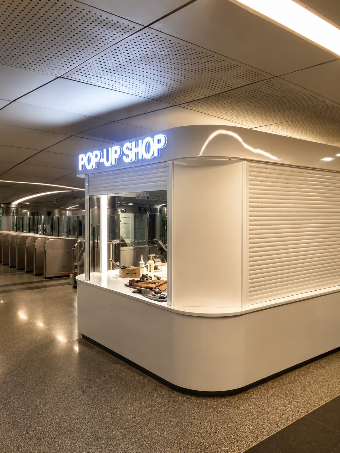 Pop-up store — Gare Saint-Lazare, Paris